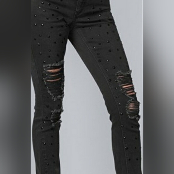 Denim - NEW JEWEL RIPPED JEANS